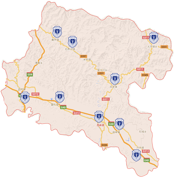 西峡县各乡镇行政地图图片